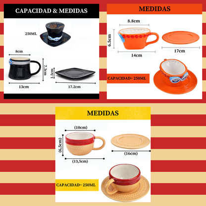 Akumori Tazas La Promesa — cerámica premium